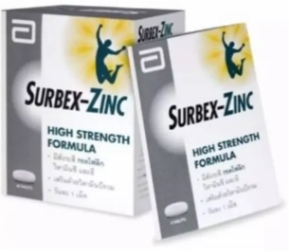 SURBEX-ZINC เซอร์เบค ซิงค์ 28เม็ด